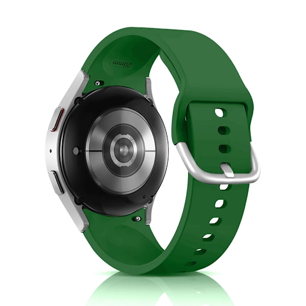 Silikonarmband för Samsung Galaxy Watch 7 6 5 4 44mm 40mm pro 45mm Sport 20mm Klockarmband Armband Galaxy Watch6 Classic 43mm 47mm clover 4 classic 42mm 46mm