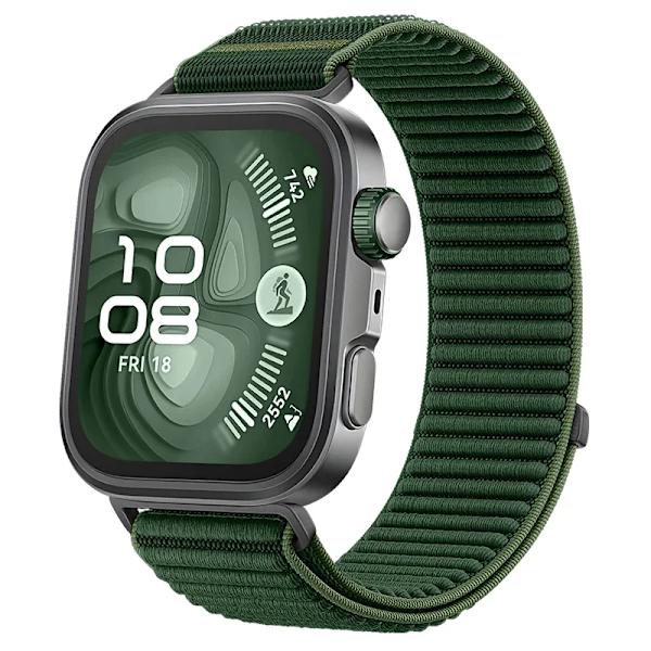 Nylonflätat armband för Huawei Watch Fit 4 3 Smartwatch Bekvämt band Utbytbart för Huawei Watch Fit 4 Pro Tillbehör Bälte Spruce green Huawei Watch Fit 4