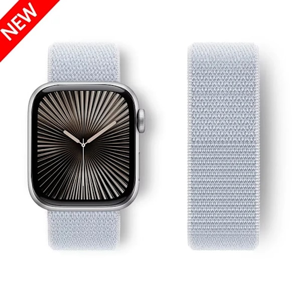 Nylon Loop Armband för Apple Watch band 44mm 40mm 45mm 41mm 46 42mm 49mm 44 45 mm armband iWatch serie 10 9 SE 7 6 5 4 Ultra 2 Pride Edition 115 40mm 41mm S10-42mm