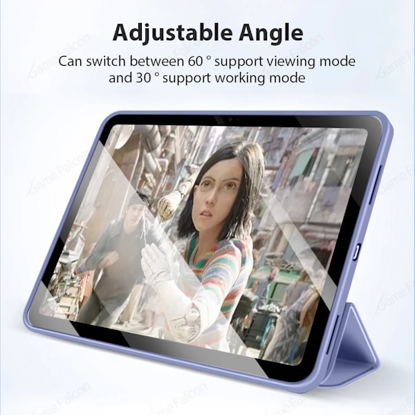 Fodral för Ipad A16 10 9 9:e 10:e Generationen 2025 Pro 13 11:e M4 12.9 Funda För iPad Air 11 M3 M2 5 4 Mini 6 7 A17 10.2 10.9 Skydd Light Blue 7th 8th 9th 10.2