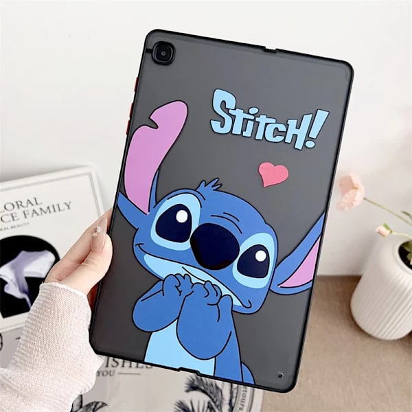 För Samsung Galaxy Tab S6 A7 Lite A8 A9 S10 S9 S8 S7 Plus 8.0 11 12.4 Tecknad Stitch Spider Man Barn Mjukt Tablett Skyddsfodral WZ SDZ A7 10.4 T500