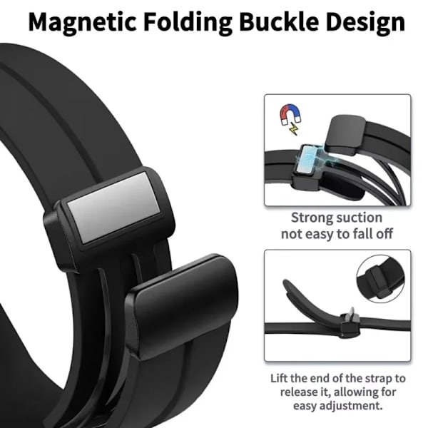 20mm 22mm Mjukt Silikonarmband för Garmin Active 5 Vivoactive 5 Magnetiskt Armband Armband Garmin Forerunner 55 965 265 165 Armband Space ash For Garmin Active 5