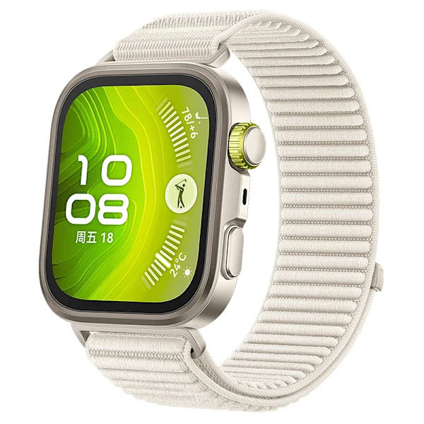 Nylonflätat armband för Huawei Watch Fit 4 3 Smartwatch Bekvämt band Utbytbart för Huawei Watch Fit 4 Pro Tillbehör Bälte Starlight Huawei Fit 4 Pro