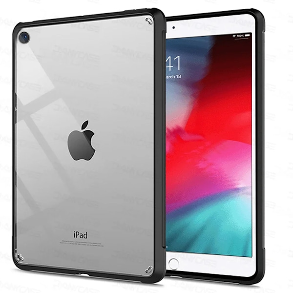 Skal för iPad Pro 11 Fodral 10.2 9/8/7:e Generationen 9.7 5/6:e Air 4/5 10.9 10.5 10:e 10.9 mini 4 5 6 Silikon Transparent Skydd Funda iPad Air 3 10.5 Pro