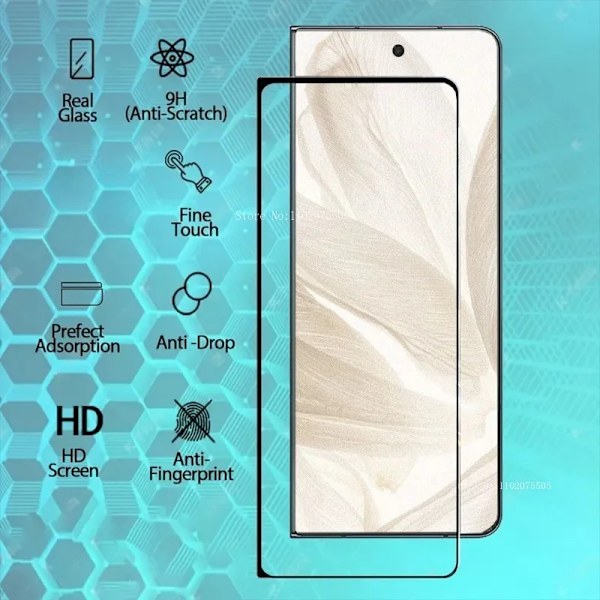 3 ST 9D Hårdhet Transparent Härdat Glas för Samsung Galaxy Z Fold 7 Z Fold 5/6 Z Fold 4/3/2 HD Anti Repskyddsfilm Galaxy Z Fold 7 Tempered glass