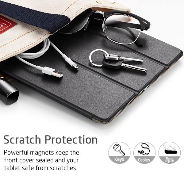 Slimmat Fodral För Samsung Galaxy Tab A7 Lite 8.7'' 2021 SM-T220 SM-T225 Flip Tablet Skydd Tri-Fold Ställ Smart Folio Skal Black For Tab A7 Lite 8.7