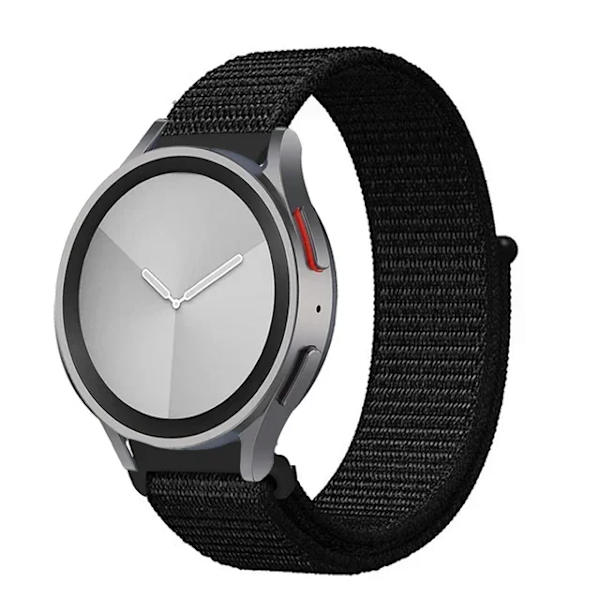 Nylon loop Band för Samsung Galaxy Watch 7-FE 6/5/pro/4/Classic/active 2 20mm/22mm sportarmband huawei gt 5-4-2-2e-3 pro rem 9 black 20mm watch band