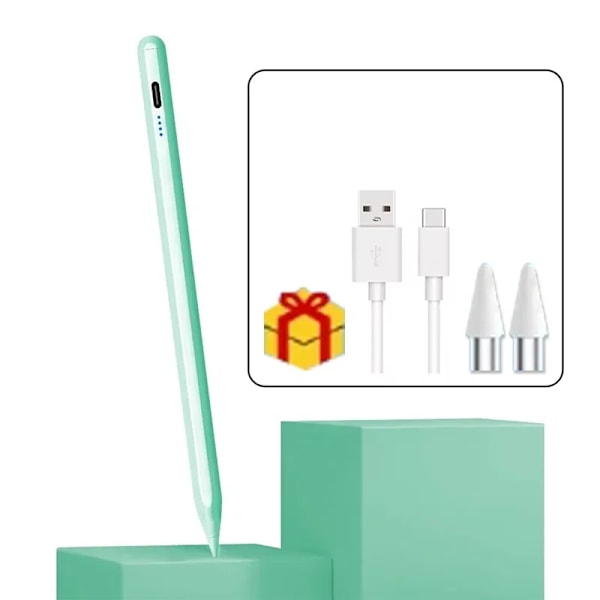 Stylus Pennor För Samsung Galaxy Tab A9 A9+ S9FE S9+S8+S7+S7FE S6lite A7 A8 A7lite Uppladdningsbar Tilt Känslighet Penna för Android M503 green