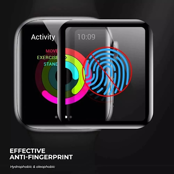 Skärmskydd för Apple Watch 7 6 SE 5 9 8 4 3 2 40MM 41MM 42MM 44MM 45MM 38MM Keramisk Film för IWatch Ultra 2 49MM Inte Glas 5 Pcs Series 7 8 9 41MM