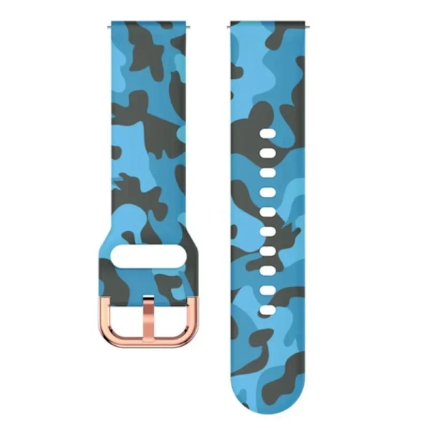 18mm Tryckt Silikonarmband för Huawei Watch Gt4 41mm 18mm Armband För Garmin Vivoactive 4S/Venu 2s Huawei Watch Gt5 41mm armband 18 blue camouflage Huawei gt 5-4 41mm