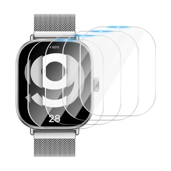 1-5ST Hydrogel Film För Redmi Watch 3 5 Active Watch 4 3 Lite Skyddsfilm Anti-Repor Skärmskydd Redmi Watch 5Active 4-Pcs for Watch 3 Lite