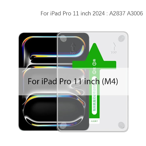 Härdat glas för iPad skärmskydd Pro 13 12.9 M4 A16 10:e 9:e 10 9 generationen Air 11 5 4 3 M2 M3 Mini 7 6 10.2 2025 film Pro 11 M4 2024