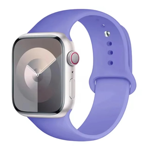 Lämplig för Apple Watch Smart Watch Iwatch3/4/5/6/7/8/Se Generation Ultra Klockarmband Fritt Justerbart Enfärgat Silikon M Walnuts 12mm