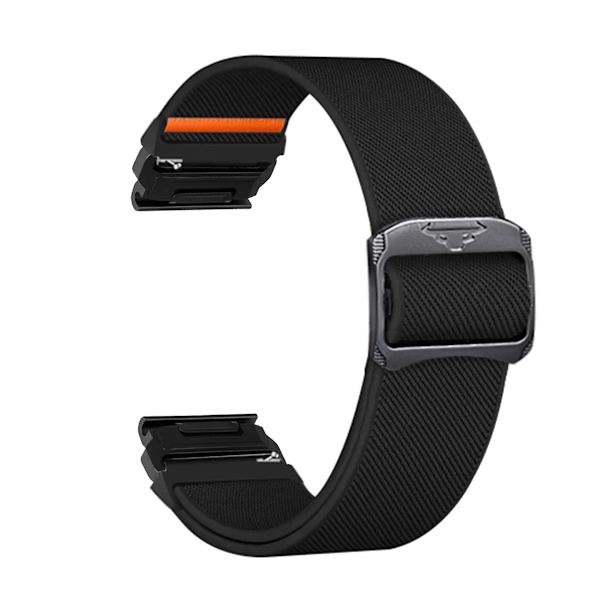 Quick Fit 22 26mm Nylonrem för Garmin Fenix 8X 7X 7Pro Fenix 6X 6 5X Tactix 8 7 9 Forerunner 965 955 Klockarmband Tillbehör Black-B Quick Fit  26mm