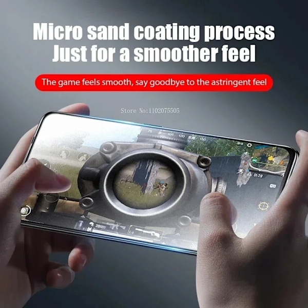 2 st Matt Härdat Glas för Xiaomi Redmi Note 12 11 10 S T Pro 5G Skärmskydd för Poco X5 X4 X3 F5 M5 F4 F3 Pro GT for Poco X3 2 pieces