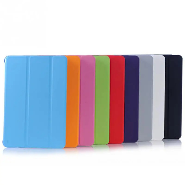 7,9'' Tunt folio Ställ Coque för iPad mini 4 Fodral Smart A1538 A1550 PVC Smart Auto-Sleep Omslag för iPad mini 4 7,9'' Omslag Red iP mini 4 7.9in