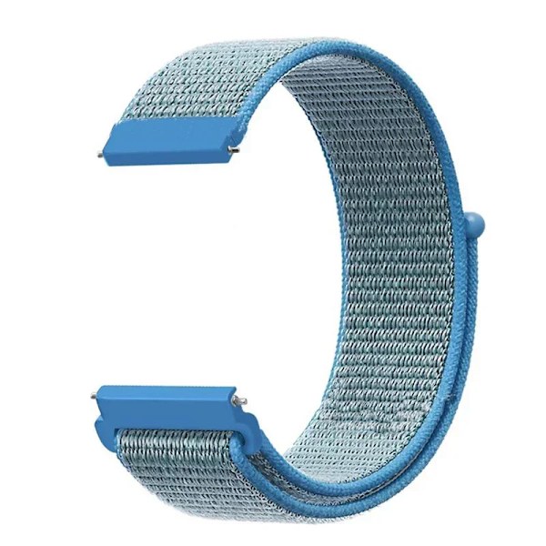 20 22mm Nylon Klockarmband För Garmin Vivoactive 3 4 5/Venu 2 Plus/Venu 3/Forerunner 55 158 265 965 745 645 255 Music Loop Armband Acid blue 22MM CMF Watch Pro