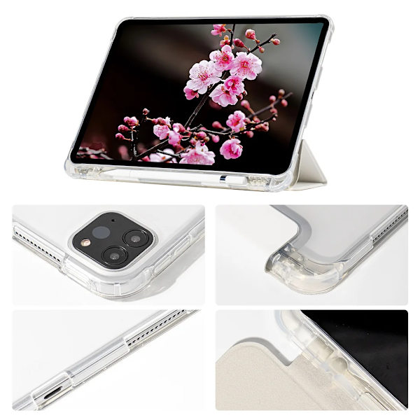 Fodral med pennhållare för iPad Pro 11 iPad Air 11:e 11 M3 10:e Gen mini 7 Funda iPad 10.2 7:e 8:e 9:e Skal Air5 4 10.9 3 10.5 DarkCyan Pro 11 2021 2022