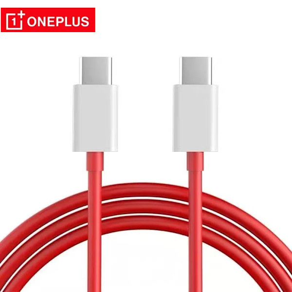 ONEPLUS 65W Supersnabb Laddningskabel USB C Till Typ C Kabel Olika Längder Högkvalitativ Dubbel Typ C 1m 2m Laddningsdatakablar Dual Type C 2M