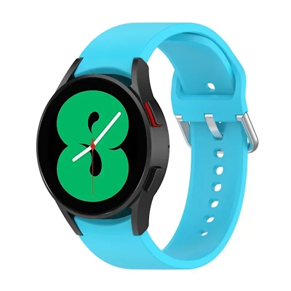20mm Silikonarmband för Samsung Galaxy Watch 7/6/5/4 44-40mm pro Klockarmband för Galaxy Watch 6 4 Classic 43/47mm 42mm/46mm Armband Blue 13 Galaxy 5- 5 pro