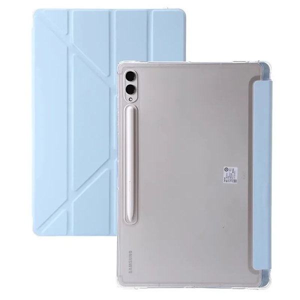 För Samsung Galaxy Tab S9 S10 FE S7 S8 Plus S9 FE S7 FE S9+ S8+ A9 Plus Lite 8.7 S6 Lite S10 FE Plus 13.1 Ställ Smart Fodral SkyBlue S10 Plus 12.4 inch