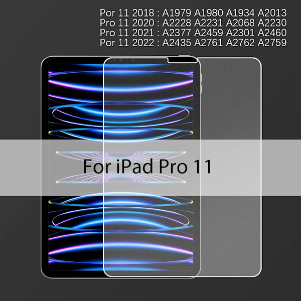 Matt Härdat Glas För iPad Pro 13 12.9 M4 10 9 9:e 10:e Generationens Skärmskydd Air 11 5 4 3 M2 Mini 6 8:e 10.2 10.9 Film Pro 11 2018-2022