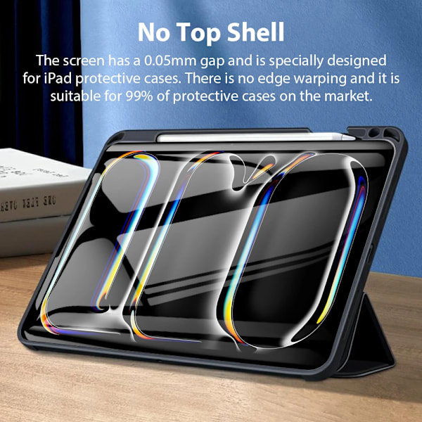 Hydrogel Film för Ipad Pro 13 M4 12.9 Air M2 M3 11 5 4 A16 10 9 9:e 10:e Generationen Mini 7 6 2025 Skärmskydd Tillbehör 7th 8th 9th 10.2