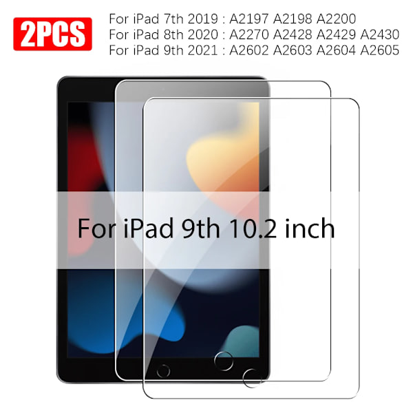 Härdat Glas För Ipad Pro 13 M4 2025 12.9 Air 11 5 4 3 2 M3 M2 Skärmskydd A16 10 9 9:e 10:e Generationen Mini A17 7 6 Film 7th 8th 9th