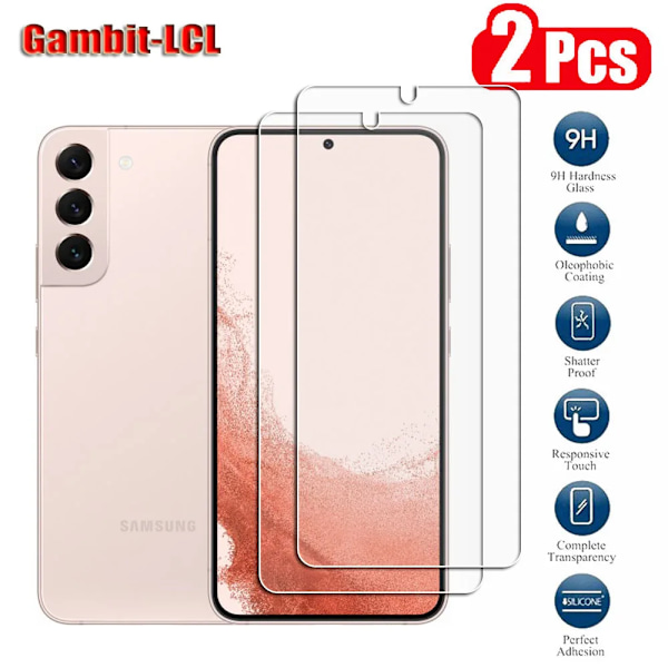 9H Original Skyddsglas Härdat Glas För Samsung Galaxy S22+ S22 Plus GalaxyS22 S22Plus Skärmskydd Skyddsfilm Galaxy S22 Plus Tempered glass