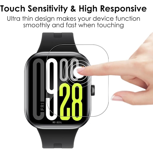 3 st TPU Hydrogel Filmer för Redmi Watch 5 Full Täckning Skyddsfilm Smartwatch Skärmskydd Tillbehör 3PCS for Redmi Watch5