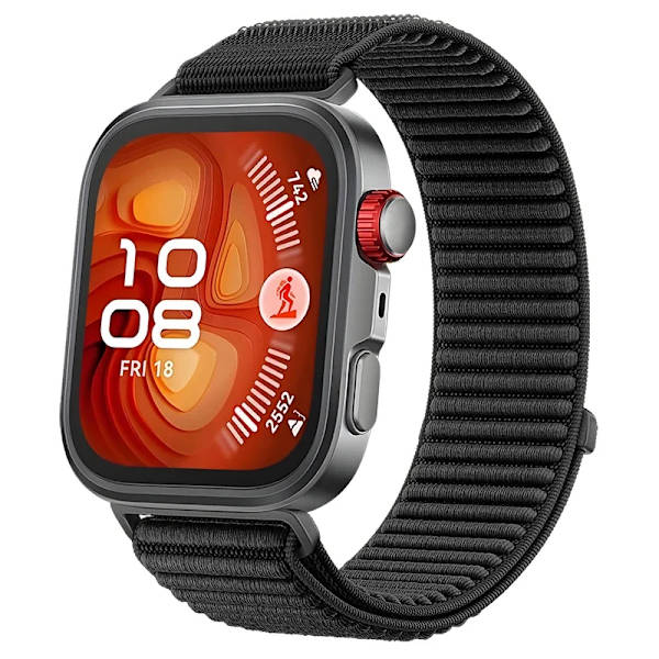 Nylonflätat armband för Huawei Watch Fit 4 3 Smartwatch Bekvämt band Utbytbart för Huawei Watch Fit 4 Pro Tillbehör Bälte Black Huawei Watch Fit 4