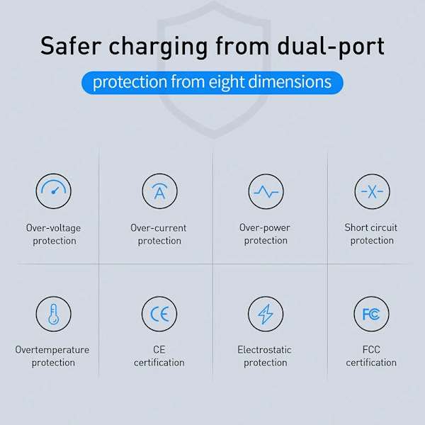 Total 60W USB C Laddare Snabbladdning 4 Portar Typ C Telefonladdare Adapter För iPhone 15 Xiaomi Samsung EU/US Kontakt Väggladdare EU Plug White