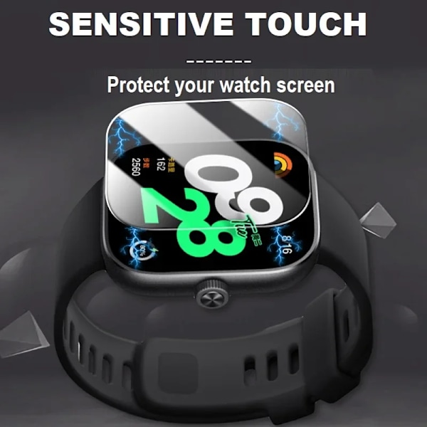 För Xiaomi Redmi Watch 4 9D Böjd Mjuk Hydrogel Film Skärmskydd Ej Glas För Readmi Watch 4 HD Klar Skyddsfilm 3pcs For Redmi Watch 4