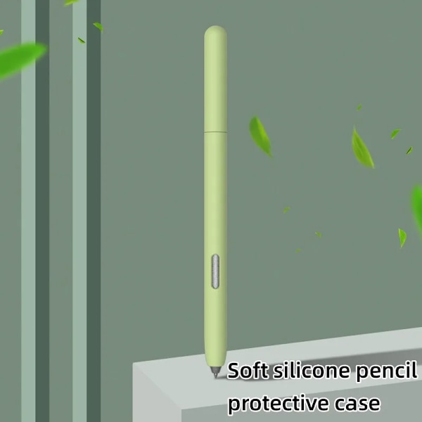 Silikon Pennfodral Tablet Touch Stylus Penna Skydd Enfärgad för Samsung Galaxy Tab S6 Lite S Pen S7 FE S8 Ultra S9 Plus S7-grey