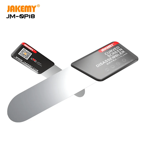 JAKEMY 0,1 mm Ultratunt Bändverktyg för Mobiltelefon Böjd Skärm Demontering Reparationsverktyg 2Pcs