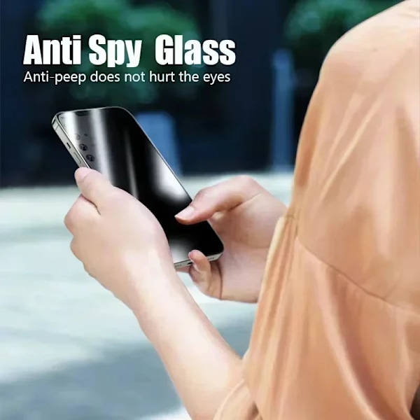 1-5 st Anti-Spy Glas för Samsung A55 A54 5G S24 Ultra S23 S22 S21 S20 Plus FE A52S J4 J8 J6 M42 M31S Sekretess Skärmskydd M32 4G 4pcs