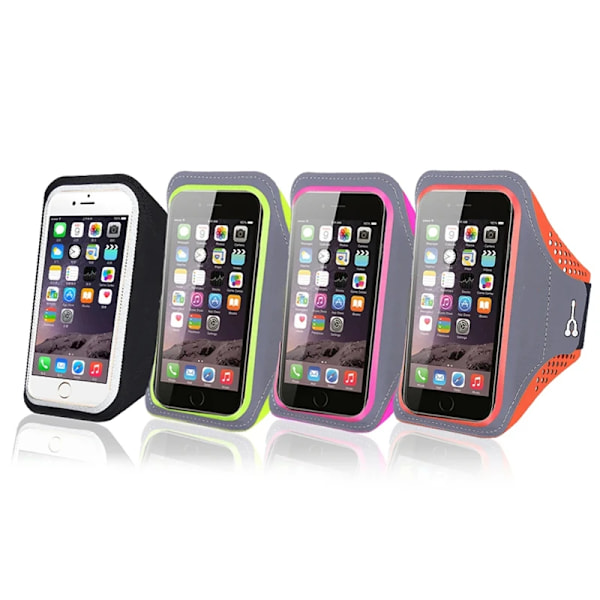 Armband för löpning för iPhone 15 14 13 12 11 Pro Max Samsung Xiaomi Oppo Huawei Honor Utomhus Sport Armband Fodral Telefonväska black