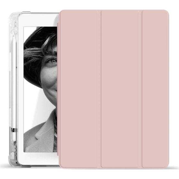 Fodral med pennhållare för iPad Pro 11 iPad Air 11:e 11 M3 10:e Gen mini 7 Funda iPad 10.2 7:e 8:e 9:e Skal Air5 4 10.9 3 10.5 Pink Pro 11 2021 2022