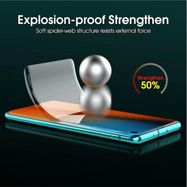 Vothoon HD Skärmskydd för Samsung Galaxy S24 Ultra S23 S22 S21 5G S10 Plus S10e 3D Full Täckning Hydrogel Film For S10 Plus Matte