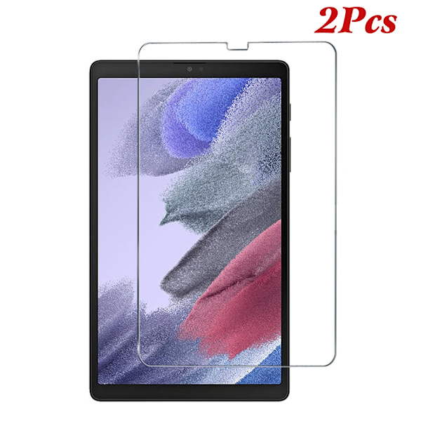Smart Fodral För Samsung Galaxy Tab A7 Lite 2021 SM T220 T225 Skyddsskal Tab A7 lite 8.7\" SM-T220 SM-T225 Surfplatta Fodral Tempered glass A7 Lite T220 T225