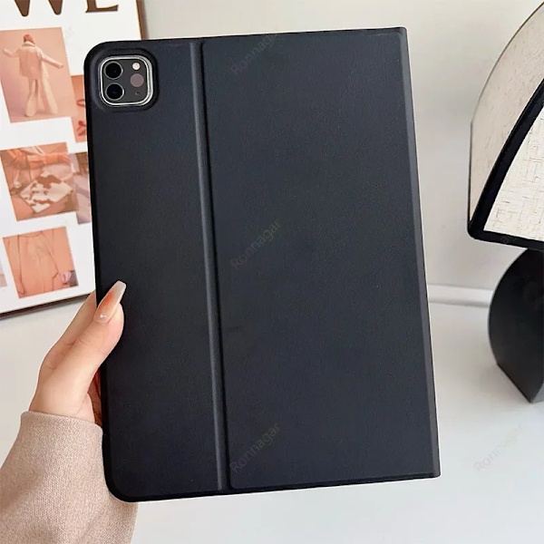 För iPad A16 11:e 2025 2024 Air11 13 M2 M3 Pro11 M4 10.2 9:e 8:e 7:e 10 10:e Gen Pro12.9 5:e 6:e Funda för iPad Air5 4 10.9 Fodral Black iPad Pro 13 2024 M4