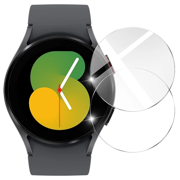 9H Härdat Glas för Samsung Galaxy Watch 7/6/5/4 40/44mm Classic 43/47mm Pro Skärmskydd Anti-repor Film Tillbehör 2 Pcs 40MM for Watch 4