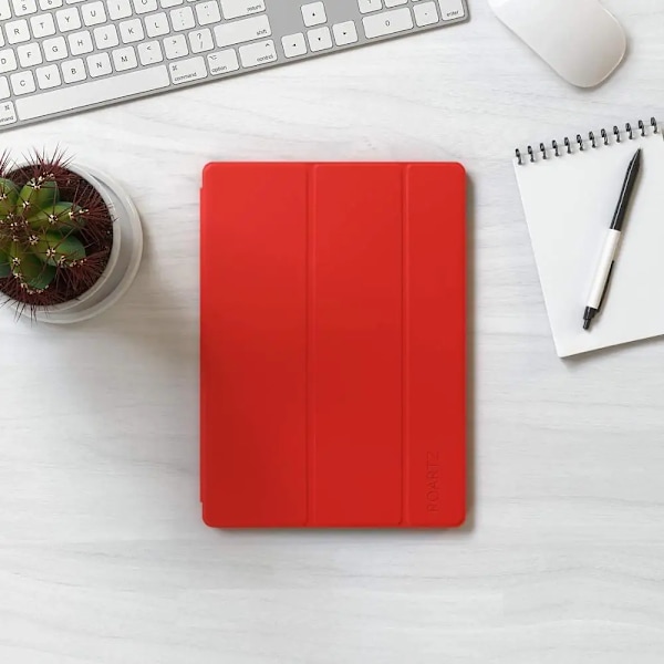 7,9'' Tunt folio Ställ Coque för iPad mini 4 Fodral Smart A1538 A1550 PVC Smart Auto-Sleep Omslag för iPad mini 4 7,9'' Omslag Red iP mini 4 7.9in