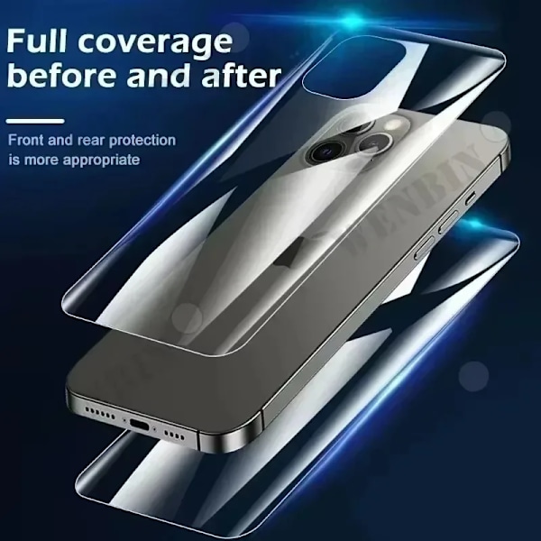 5 st Hydrogelfilm för OnePlus 13 12 R Skärmskydd för OnePlus 12 Baksida Film For OnePlus 12R 5 Pcs Back Film