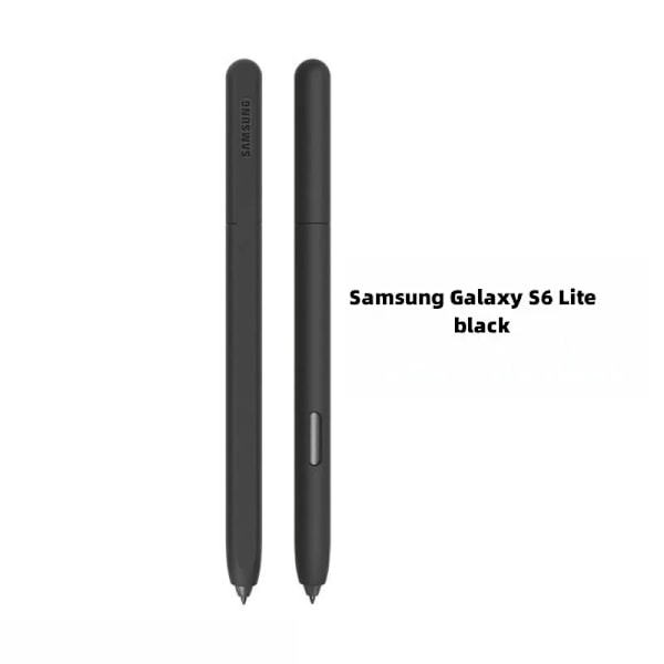 Silikon Pennfodral Tablet Touch Stylus Penna Skydd Enfärgad för Samsung Galaxy Tab S6 Lite S Pen S7 FE S8 Ultra S9 Plus S6 Lite-black