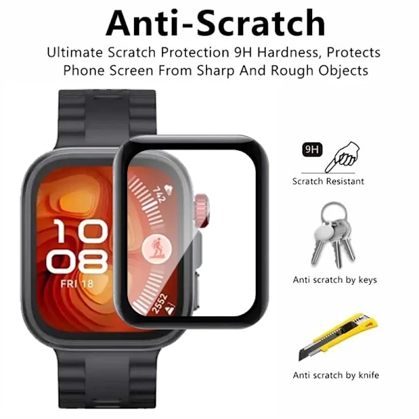 Skärmskyddsfilm för Huawei Watch Fit 4 Fit3 Smartwatch Repskydd för Huawei Watch Fit 4Pro Tillbehör 3PCS For Huawei Fit 3