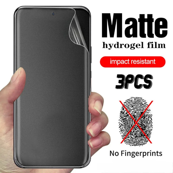 3 ST Fulltäckande Hydrogel Matt Film För Google Pixel 9 Pro XL Pixel9 9Pro Pixel9Pro ProXL Skyddsfilm Ej Glas 3 pieces Matte Hydrogel Film