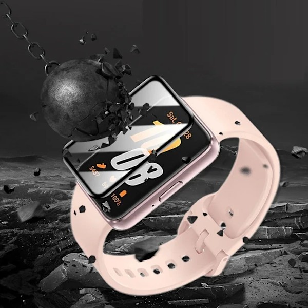 Skärmskydd för Samsung Galaxy Fit 3 Smart Watch Skyddande Mjukt Glas för Samsung Galaxy Fit 3 Skyddsfilm Tillbehör 3PC Galaxy Fit 3