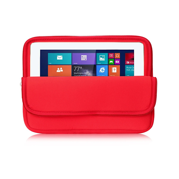 Universellt Tablet Fodral Ärm Väska Skyddande Påse Stöttålig Dammtät För Apple iPad Samsung Galaxy Tab Huawei MediaPad red For 7-8 inch