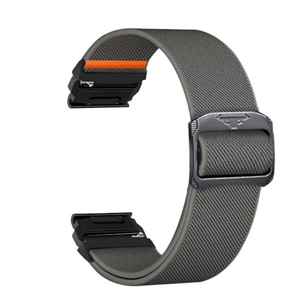 Quick Fit 22 26mm Nylonrem för Garmin Fenix 8X 7X 7Pro Fenix 6X 6 5X Tactix 8 7 9 Forerunner 965 955 Klockarmband Tillbehör Gray-B Quick Fit  26mm
